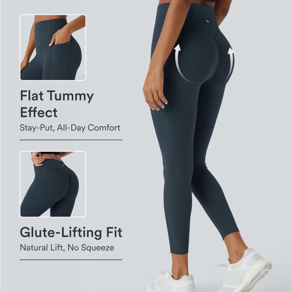 Pack of 3! Halara UltraSculpt™ High Waisted Scrunch Butt Lifting Tummy Control